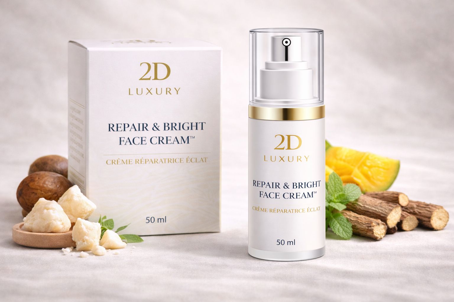 Repair & Bright Face Cream™ – Crème Réparatrice Éclat 50 ml
